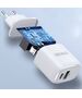 Wall Charger 30W 1x USB type C PD 1x USB QC Duzzona T2 white 6934913042489