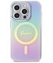 Original Case APPLE IPHONE 15 PRO Guess Hardcase IML Iridescent MagSafe (GUHMP15LHITSU) purple 3666339154806