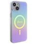 Original Case APPLE IPHONE 15 Guess Hardcase IML Iridescent MagSafe (GUHMP15SHITSU) purple 3666339154783