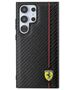 Original Case SAMSUNG GALAXY S24 ULTRA Ferrari Hardcase Carbon Printed Line (FEHCS24LN3DUR) 3666339242466