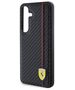 Original Case SAMSUNG GALAXY S24+ Ferrari Hardcase Carbon Printed Line (FEHCS24MN3DUR) black 3666339242459