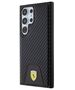 Original Case SAMSUNG GALAXY S24 ULTRA Ferrari Hardcase Carbon Stitched Bottom (FEHCS24LN3PUK) black 3666339242589