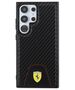 Original Case SAMSUNG GALAXY S24 ULTRA Ferrari Hardcase Carbon Stitched Bottom (FEHCS24LN3PUK) black 3666339242589