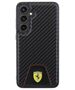 Original Case SAMSUNG GALAXY S24+ Ferrari Hardcase Carbon Stitched Bottom (FEHCS24MN3PUK) black 3666339242572