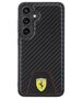 Original Case SAMSUNG GALAXY S24 Ferrari Hardcase Carbon Stitched Bottom (FEHCS24SN3PUK) black 3666339242565