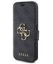 Original Case APPLE IPHONE 15 PRO Guess Book 4G Metal Gold Logo (GUBKP15L4GMGGR) gray 3666339194406