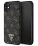 Original Case IPHONE 11 Guess Hardcase 4G Triangle Metal Logo (GUHCN61PG4GPK) black 3666339225667