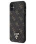 Original Case IPHONE 11 Guess Hardcase 4G Triangle Metal Logo (GUHCN61PG4GPK) black 3666339225667