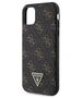 Original Case IPHONE 11 Guess Hardcase 4G Triangle Metal Logo (GUHCN61PG4GPK) black 3666339225667