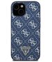 Original Case IPHONE 14 PLUS / 15 PLUS Guess Hardcase 4G Triangle Metal Logo (GUHCP15MPG4GPB) blue 3666339225919