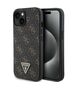 Original Case IPHONE 14 PLUS / 15 PLUS Guess Hardcase 4G Triangle Metal Logo (GUHCP15MPG4GPK) black 3666339225773