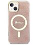 Original Case IPHONE 13 / 14 / 15 Guess Hardcase IML 4G MagSafe (GUHMP15SH4STP) pink 3666339194666