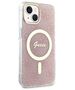 Original Case IPHONE 13 / 14 / 15 Guess Hardcase IML 4G MagSafe (GUHMP15SH4STP) pink 3666339194666