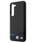 Original Case SAMSUNG GALAXY S23+ BMW Leather Carbon (BMHCS23M22NBCK) black 3666339114589