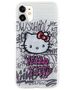 Original Case IPHONE 11 Hello Kitty Hardcase IML Kitty On Bricks Graffiti (HKHCN61HDGPHT) white 3666339188580