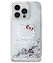 Original Case IPHONE 13 PRO MAX Hello Kitty Hardcase Liquid Glitter Charms Kitty Head (HKHCP13XLIKHET) silver 3666339186159