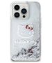 Original Case APPLE IPHONE 15 PRO Hello Kitty Hardcase Liquid Glitter Charms Kitty Head (HKHCP15LLIKHET) silver 3666339186227