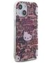 Original Case IPHONE 13 / 14 / 15 Hello Kitty Hardcase IML Tags Graffiti (HKHCP15SHDGPTP) pink 3666339188412