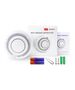 Smart sensor No brand PST-YG400A, For Smoke, Wi-Fi, Tuya Smart, White - 91009 έως 12 άτοκες Δόσεις