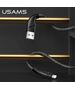 Cable 2A 2m USB - Lightning Usams U41 Fast Charge SJ394USB01 (US-SJ394) black 6958444983523