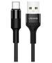 Cable 2A 1.2m USB - USB-C Usams U5 SJ221TC01 (US-SJ221) black 6958444956633