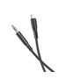 HOCO - UPA18 cable AUX Audio Jack 3,5mm to Lightninng 8-pin 1m black HOC-UPA18i-BK 81277 έως 12 άτοκες Δόσεις