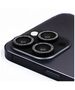 Set of lens glasses for iPhone 11 black glitter (2 pcs) 5907457751316