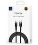 WIWU cable Wi-C017 USB-C - USB-C 100W black 6976195094091