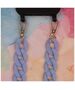 Phone chain long matte light blue 5907457744561