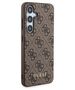 Original Case SAMSUNG GALAXY S24 Guess Hard Case 4G Metal Gold Logo (GUHCS24SG4GFBR) brown 3666339259129