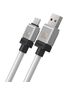 Data cable Baseus CoolPlay, Type-C, 100W, 1.0m, White - 40446 έως 12 άτοκες Δόσεις