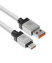 Data cable Baseus CoolPlay, Type-C, 100W, 1.0m, White - 40446 έως 12 άτοκες Δόσεις