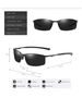 Techsuit Ochelari de Soare pentru Barbati - Techsuit Polarized (559) - Gun Color / Black 5949419141667 έως 12 άτοκες Δόσεις