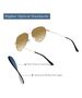 Techsuit Ochelari de Soare Unisex - Techsuit Polarized (3025) - Gold / Brown 5949419141353 έως 12 άτοκες Δόσεις