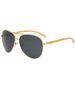 Techsuit Ochelari de Soare, Barbati - Techsuit Polarized (2150) - Gold / Black Gray 5949419147478 έως 12 άτοκες Δόσεις