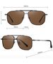 Techsuit Ochelari de Soare, Barbati - Techsuit Polarized (8538) - Gun Color / Brown 5949419140530 έως 12 άτοκες Δόσεις