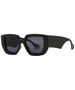 Techsuit Ochelari Vintage Femei - Techsuit Non-Polarized (86321) - Black / Gray 5949419148628 έως 12 άτοκες Δόσεις