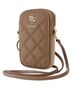 Bag Guess Zip Quilted 4G (GUWBZPSQSSGW) brown 3666339210717