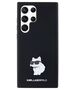 Original Case SAMSUNG GALAXY S24 ULTRA Karl Lagerfeld Silicone Choupette Metal Pin (KLHCS24LSMHCNPK) black 3666339259198