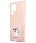 Original Case SAMSUNG GALAXY S24 ULTRA Karl Lagerfeld Silicone Choupette Metal Pin (KLHCS24LSMHCNPP) pink 3666339259228