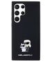 Original Case SAMSUNG GALAXY S24 ULTRA Karl Lagerfeld Hardcase Silicone Karl&Choupette Metal Pin (KLHCS24LSMHKCNPK) black 3666339259167