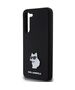 Original Case SAMSUNG GALAXY S24+ Karl Lagerfeld Silicone Choupette Metal Pin (KLHCS24MSMHCNPK) black 3666339259181