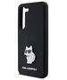 Original Case SAMSUNG GALAXY S24 Karl Lagerfeld Silicone Choupette Metal Pin (KLHCS24SSMHCNPK) black 3666339259174