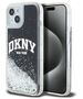 Original Case IPHONE 13 / 14 / 15 DKNY Hardcase Liquid Glitter Big Logo (DKHCP14SLBNAEK) black 3666339270711