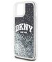 Original Case IPHONE 13 / 14 / 15 DKNY Hardcase Liquid Glitter Big Logo (DKHCP14SLBNAEK) black 3666339270711