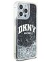 Original Case IPHONE 14 PRO MAX DKNY Hardcase Liquid Glitter Big Logo (DKHCP14XLBNAEK) black 3666339270742