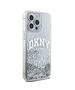 Original Case APPLE IPHONE 15 PRO DKNY Hardcase Liquid Glitter Big Logo (DKHCP15LLBNAET) white 3666339270919