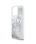 Original Case APPLE IPHONE 15 PRO DKNY Hardcase Liquid Glitter Big Logo (DKHCP15LLBNAET) white 3666339270919