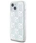 Original Case IPHONE 13 / 14 / 15 DKNY Hardcase Liquid Glitter Multilogo (DKHCP15SLCPEPT) white 3666339271039