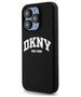 Original Case IPHONE 13 PRO DKNY Hardcase Liquid Silicone White Printed Logo MagSafe (DKHMP13LSNYACH) black 3666339266639